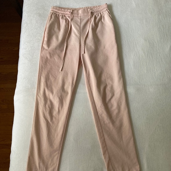 Zara light pink drawstring pants - Picture 1 of 3